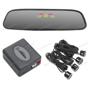 4 Rear Parking Guidance Sensor kit with clip on mirror screen (Colour matched) I&hellip;