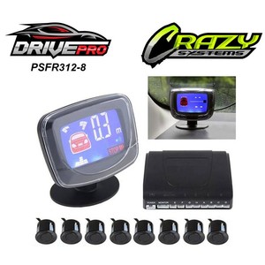 4 Front, 4 Rear Parking Guidance Sensors Kit