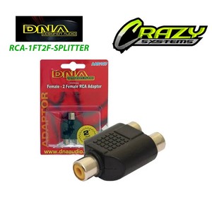 1-rca Female To 2-rca Female Splitter