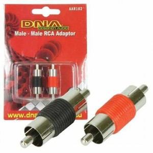 RCA Male to Male Connector Pair