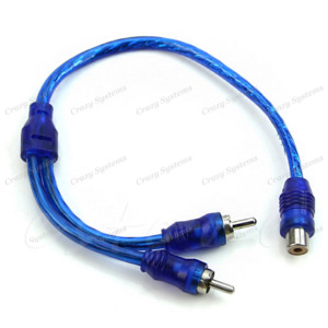 Products: RCA Y Adapter - 1 Female to 2 Male