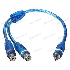 Products: RCA Y Adapter - 1 Male to 2 Female