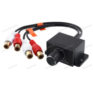 Products: Car Amplifier RCA Bass Gain Level Remote Control Adjustment Knob