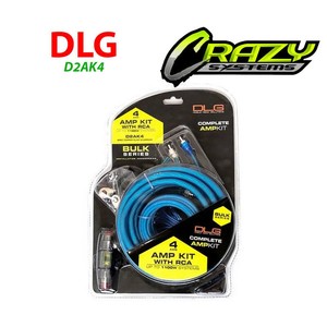 Dlg Amp Kit - 1100w True 4 Gauge Amplifier Wiring Kit