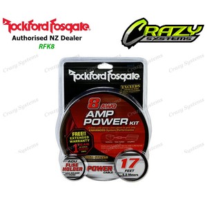 Rockford Fosgate RFK8 8 AWG/Gauge Power Installation Kit