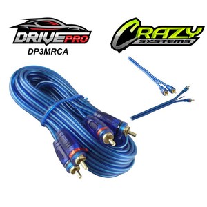 Products: High Quality 3m 2 Channel Twisted RCA Cable