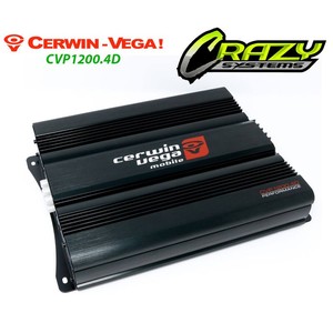 Cerwin Vega CVP1200.4D 1200W 4 Channel Class A/B Car Amplifier
