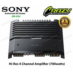 SONY XM-GS4 Hi-Res 700W 4 Channel Bridgeable Amplifier