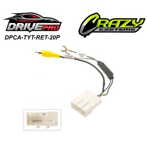 Toyota 20pin Factory Camera Adapter (Retains factory 6V camera with aftermarket)