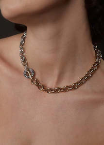 Silk And Steel: Necklace | Heirloom (Gold/Silver)