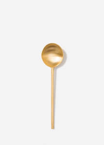 Citta: Serving Spoon | Forge (Brass)