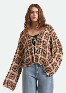 Brixton: Kimono | Crochet Knit (Multi Colour)
