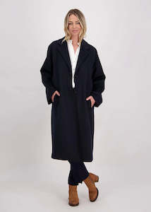 Blazers: Coat | Harrington Overcoat (Ink)