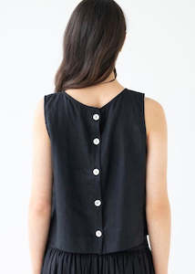 Top | Shell Buttons (Black)