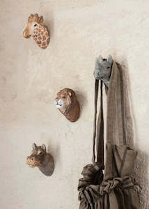 Ferm Living: Hook | Animal Carved (Variations)