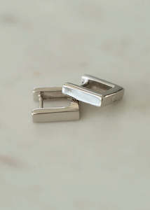 Sophie: Earrings | So Square (Silver)