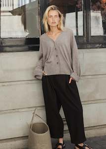 Sophie: Pant | Pleated Wool (Bracken)