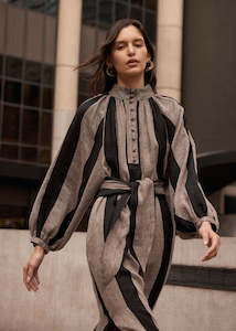 Dress | Import (Black / Stone Stripe)