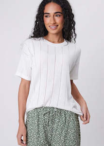 Tee | Ember Knit (Chalk)