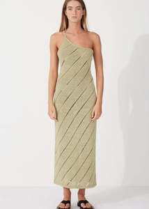 Summer Edit: Dress | Olive Lattice Knit