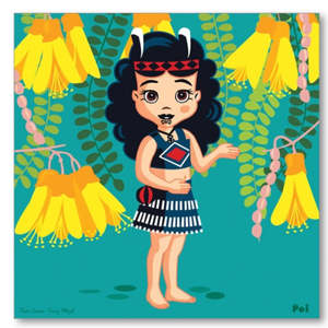 Greeting Cards: Card | Poi and Kowhai (Contour Creative Studio)