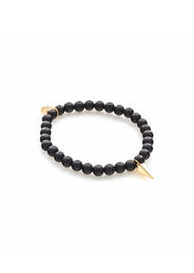 Bracelet | All for one (Black Onyx/Gold)