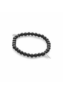 Silk And Steel: Bracelet | All For One Bracelet (Black Onyx/Silver)