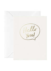 Card | Hello you!