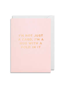 Greeting Cards: Card | Hug With A Fold