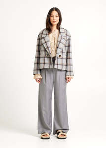 Jacket | Emma (Silver Check)