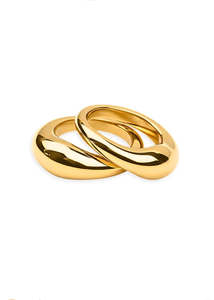 Silk And Steel: Ring Set | Fusion (Gold)
