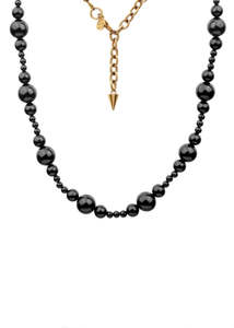 Necklace | Ombre (Onyx/Gold)