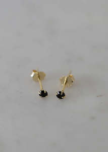 Earrings | Mini Rock Studs (Gold)
