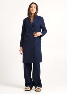 Blazers: Coat | Twiggy (Navy Plaid)