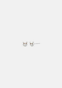 Earrings | Kitty Studs (Silver)