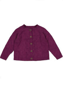 Baby Child: Cardigan | Ava (Mulberry)