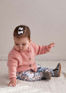 Cardigan | Wool (Carnation)