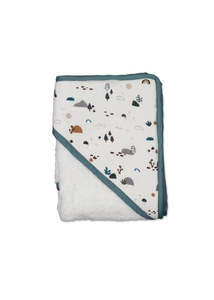 Towel | Baby Hooded (Garden Treasures)