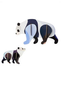 Play Learn 1: Wall Art | Panda Family