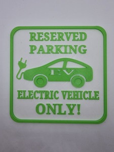 EV Parking sign Cre8tive-Gems