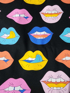 Lips on black background Cre8tive-Gems