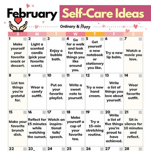Products: Self-care February gift box Cre8tive-Gems