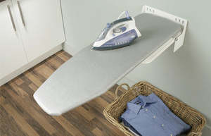 Ironing board, Ironfix, wall installation with board cover