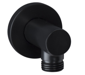 Bathroom Accessories: SHOWER CONNECTION ELBOW BLACK