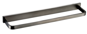 CUBIC SHORT TOWEL RAIL GUN METAL 370MM