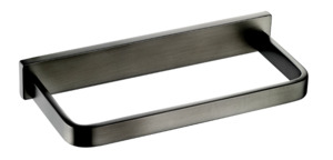 CUBIC HAND TOWEL HOLDER GUN METAL 205MM