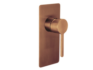 LOFT SHOWER OR BATH MIXER BRUSHED COPPER