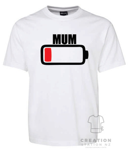 Battery Tee for Her - Creation Station NZ