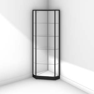 Display Cabinets And Towers: Corner Display Cabinet (DCT010)
