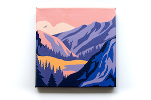 Products: Mountain Love {20x20} Creative Hero NZ